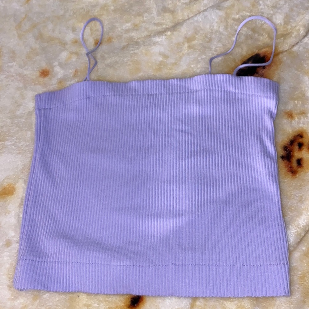 American Eagle Cropped Spaghetti Strap Tank Top